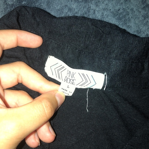 BUNDLE DEAL Black Button Down Shirt - Picture 2 of 3